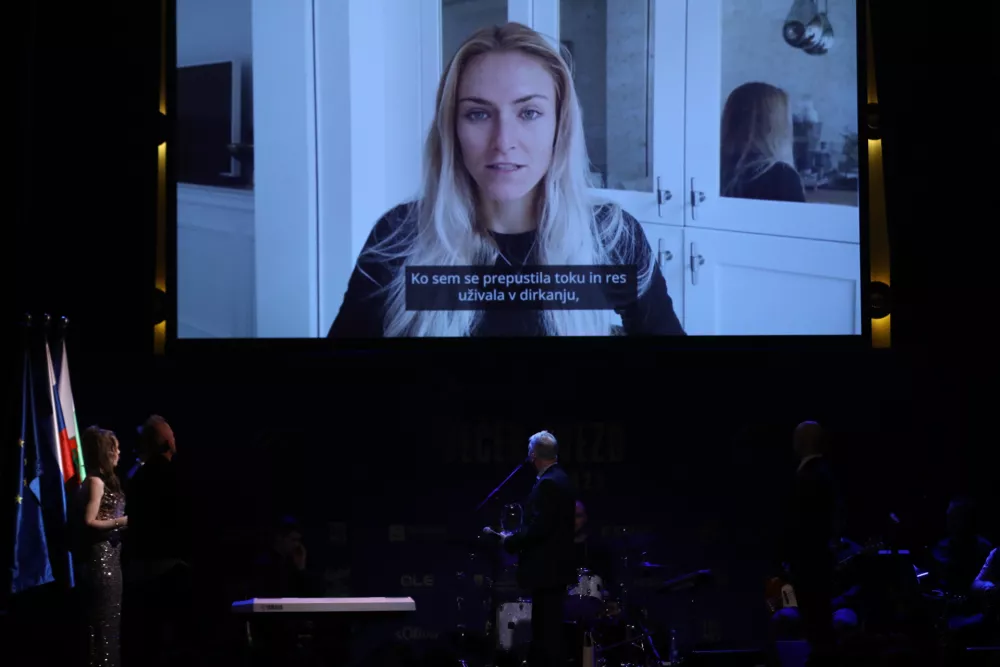 17.11.2025 - Večer zvezd - slavnostna podelitev nagrad najbolj&scaron;im kolesarjem in kolesarkam v Sloveniji. KolesarstvoFoto: Luka Cjuha