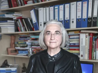 - 07.03. 2024 - biv&scaron;a ministrica za obrambo in predavateljica na FDV Ljubica Jelu&scaron;ič //FOTO: Jaka Gasar