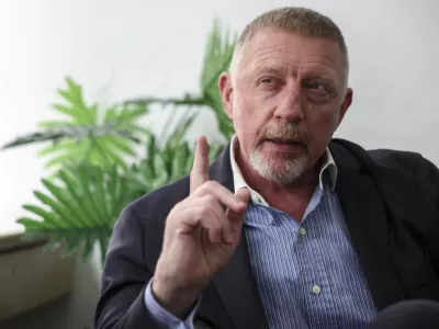 - 20.09.2024 - biv&scaron;i nem&scaron;ki teni&scaron;ki as, Boris Becker //FOTO: Jaka Gasar