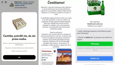 spletne prevare Foto: zajem zaslona