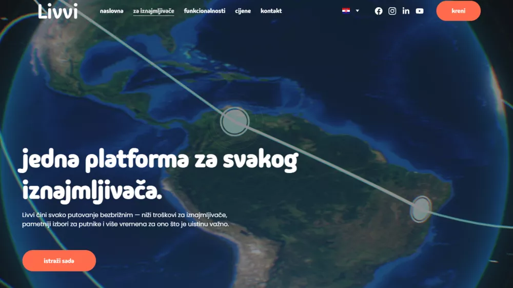 Nova platforma za kratkoročne najeme stanovanj Livvi