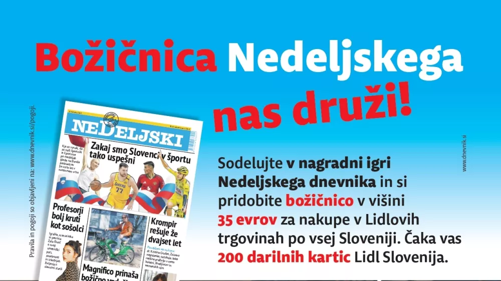 Božičnica se vrača! Lidl in Nedeljski podarjata 35 &euro; &ndash; ujemite svoj kupon!