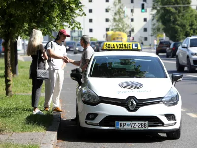 - 02.06.2023 &ndash; simbolična fotografija &ndash; avto&scaron;ola &ndash; &scaron;ola vožnje - praktični del izpita za voznike motornih vozil B kategorije //FOTO: Tomaž Skale