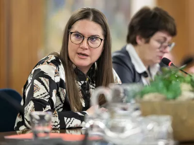 Ljubljana, DZ.Predstavitev kandidatke za ministrico za pravosodje Andreje Kokalj pred odborom DZ za pravosodje.