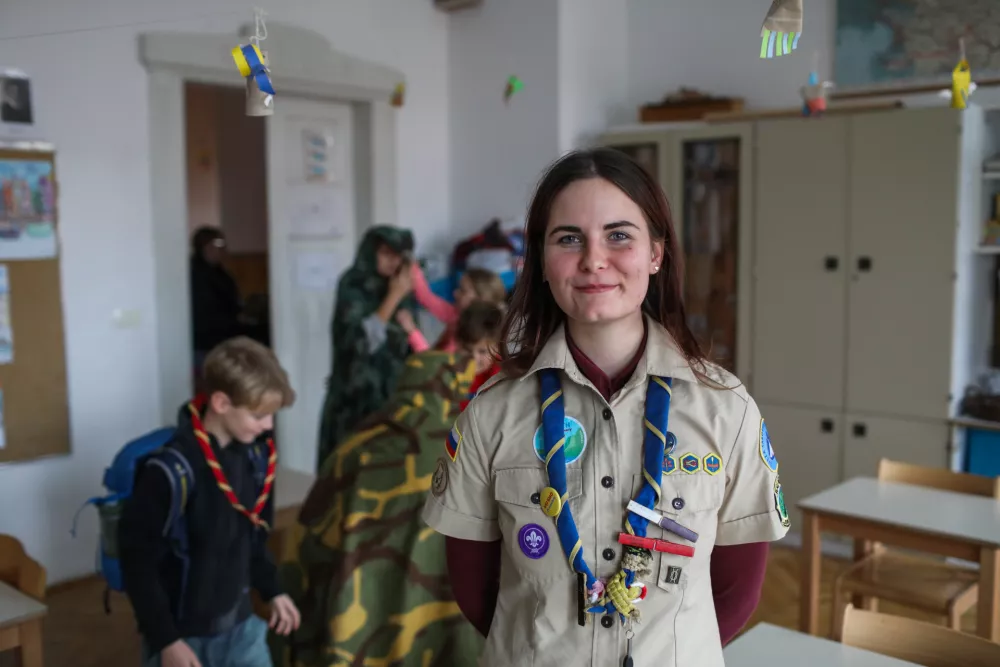 - 22.11.2025. - Srečanje medvedkov in čebelic. Delavnice za otroke Mestne Zveze Tabornikov na O&Scaron; Vič v Ljubljani.//FOTO: Bojan Velikonja