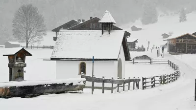 A snowy landscape in Gerold, Germany, November 21, 2025. REUTERS/Angelika Warmuth