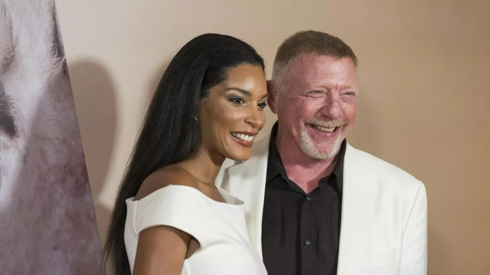 Boris Becker in Lilian de Carvalho septembra letos. 