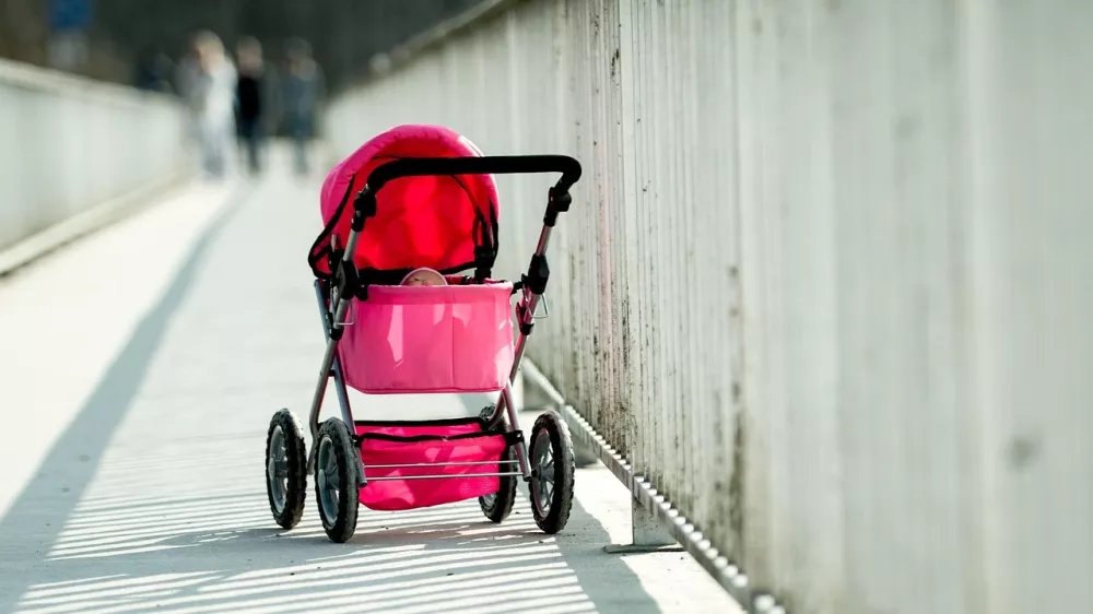 Otro&scaron;ki voziček. Simbolična.