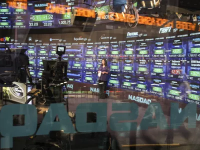 - Združene države Amerike ZDA 2008 - New York - bančni sistem - finance - bančni&scaron;tvo - borzni indeks - Nasdaq     //FOTO: Jaka Gasar