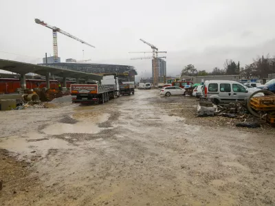 25.11.2025 - Lokacija nova avtobusna postaja Ljubljana,Vilharjeva cestaFoto: Luka Cjuha