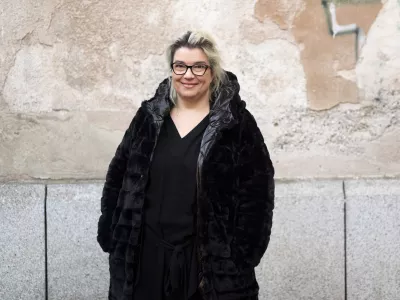 - 07.12.2022 - Ivana Djilas, gledali&scaron;ka režiserka, pisateljica in kolumnistka.//FOTO: Nik Erik Neubauer