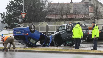 prometna nesreča &scaron;martinska cesta foto luka cjhha