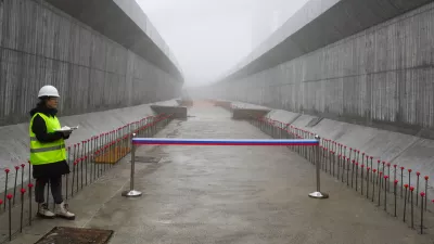 simbolična fotografija, viadukt Gabrovica, gradbeništvo, EU sredstva, kohezijska evropska sredstva, državna infrastruktura.  - 12.12.2023 – Viadukt Gabrovica - otvoritev - končana glavna gradbena dela na viaduktu Gabrovica v organizaciji družbe 2TDK //FOTO: Bojan Velikonja