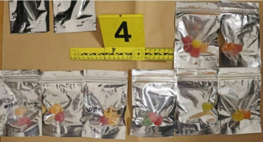 Žele bonboni z vsebnostjo ekstrakta konoplje 