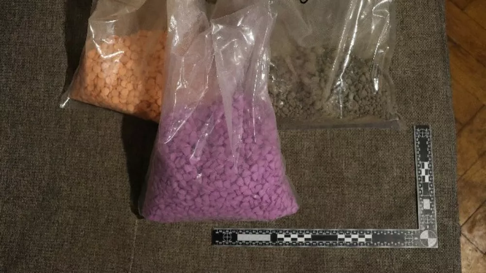 V hi&scaron;ni preiskavi so policisti zasegli udi večjo količino tablet. 