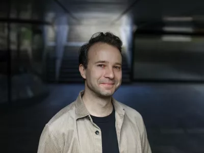 2.4.2025 - Nik &Scaron;krlec, slovenski dramski igralec in televizijski voditelj,Foto: Luka Cjuha