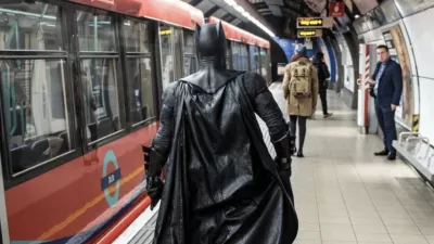 batman na vlaku