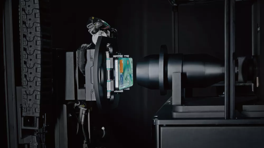 Laboratorijski test kvalitete zaslona.