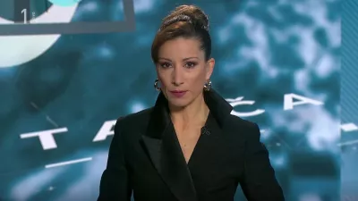 Erika Žnidar&scaron;ič med oddajo / Foto: zajem zaslona