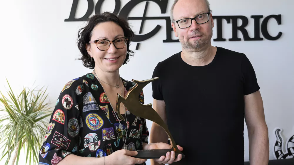 04.11.2025 - Ana Gligorijević in Jure Leskovec, Docentric, Zlata gazela 2025Foto: Nik Erik Neubauer  / Foto: Nik Erik Neubauer