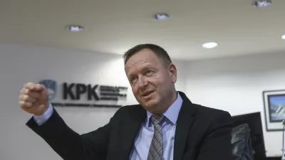 - 28.11.2023 - Predsednik Komisije za preprečevanje korupcije KPK dr. Robert &Scaron;umi //FOTO: Luka Cjuha