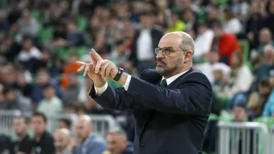 Zvezdan Mitrović19.11.2025 - Cedevita Olimpija - Hamburg košarka evropski pokalFoto: Luka Cjuha