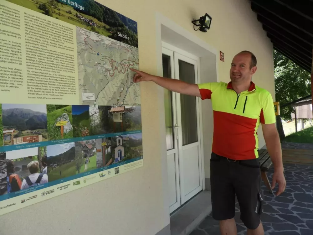 Gregor Kleč, Strži&scaron;če v Ba&scaron;ki grapi, nagrada za najbolj skrbnega lastnika gozda leta 2025 / Foto: Jože Prah