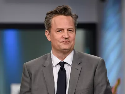 FILE - Actor Matthew Perry participates in the BUILD Speaker Series to discuss the mini-series "The Kennedys After Camelot" in New York, March 30, 2017. (Photo by Evan Agostini/Invision/AP, File)