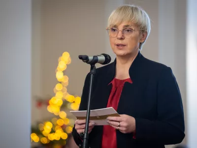 Ljubljana, predsedniska palaca.Predsednica republike Natasa Pirc Musar je v znak hvaleznosti za nepogresljivo poslanstvo v iztekajocem letu priredila sprejem za predstavnice in predstavnike humanitarnih organizacij.