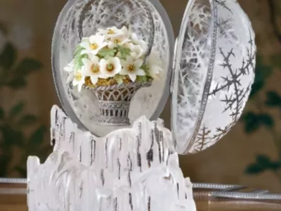 "Zimsko jajce" iz leta 1913 bo do konca leta na dražbi. Foto: Christie's