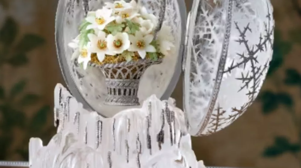 "Zimsko jajce" iz leta 1913 bo do konca leta na dražbi. Foto: Christie's