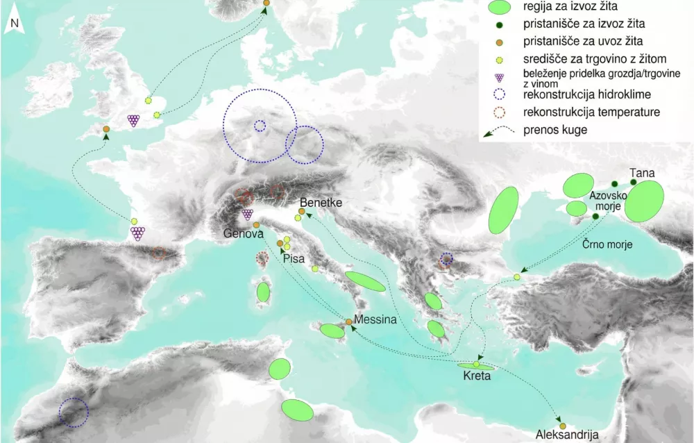 Zemljevid z označenimi ključnimi točkami, kako se je vse skupaj začelo. / Foto: Bauch In B&uuml;ntgen