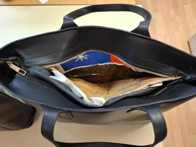 Torba, prirejena za krajo. 