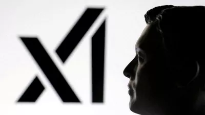 FILE PHOTO: A 3D-printed miniature model of Elon Musk and the xAI logo are seen in this illustration taken January 23, 2025. REUTERS/Dado Ruvic/Illustration/File Photo