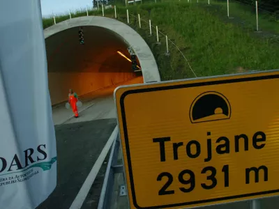 Otvoritev predora Trojane, //FOTO: Luka Cjuha