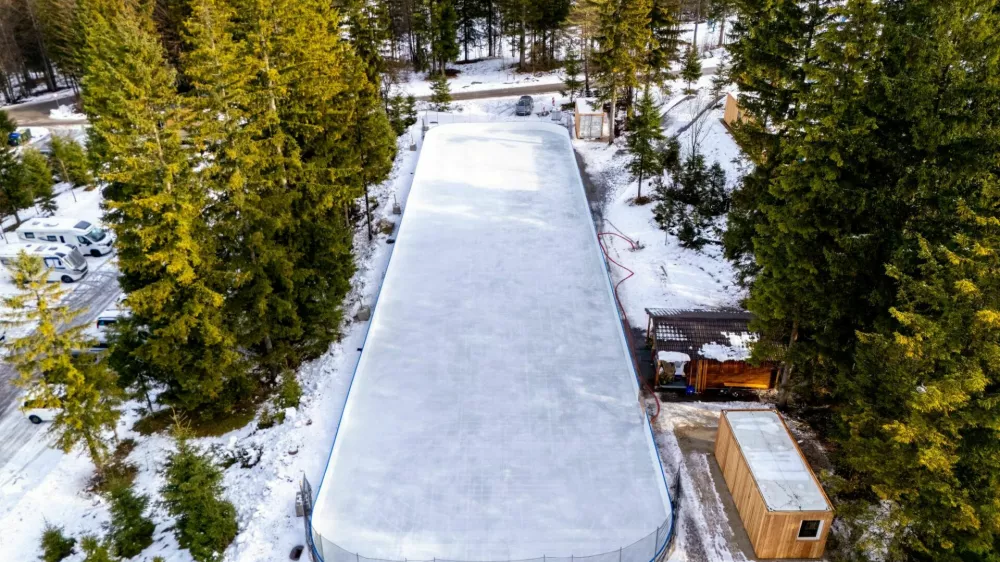 Planica drsali&scaron;če iz zraka / Foto: Kranjska Gora