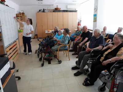03.06.2025 - simbolična fotografija - dom upokojencev Poljane, delavnica, starostnikiFoto: Tomaž Skale