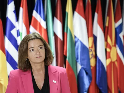 Tanja Fajon- 13.10.2025 - NATO - plenarno zasedanje Parlamentarne skup&scaron;čine Nata, na katerem bo imel nagovor med drugim premier Robert Golob, osrednji govornik pa bo generalni sekretar zavezni&scaron;tva Mark Rutte//FOTO: Jaka Gasar