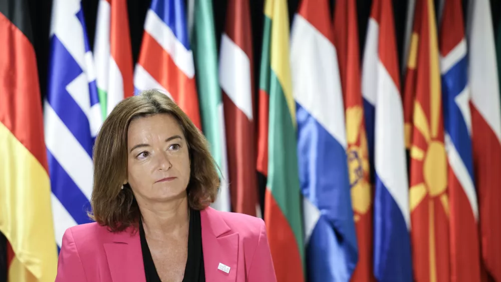 Tanja Fajon- 13.10.2025 - NATO - plenarno zasedanje Parlamentarne skup&scaron;čine Nata, na katerem bo imel nagovor med drugim premier Robert Golob, osrednji govornik pa bo generalni sekretar zavezni&scaron;tva Mark Rutte//FOTO: Jaka Gasar