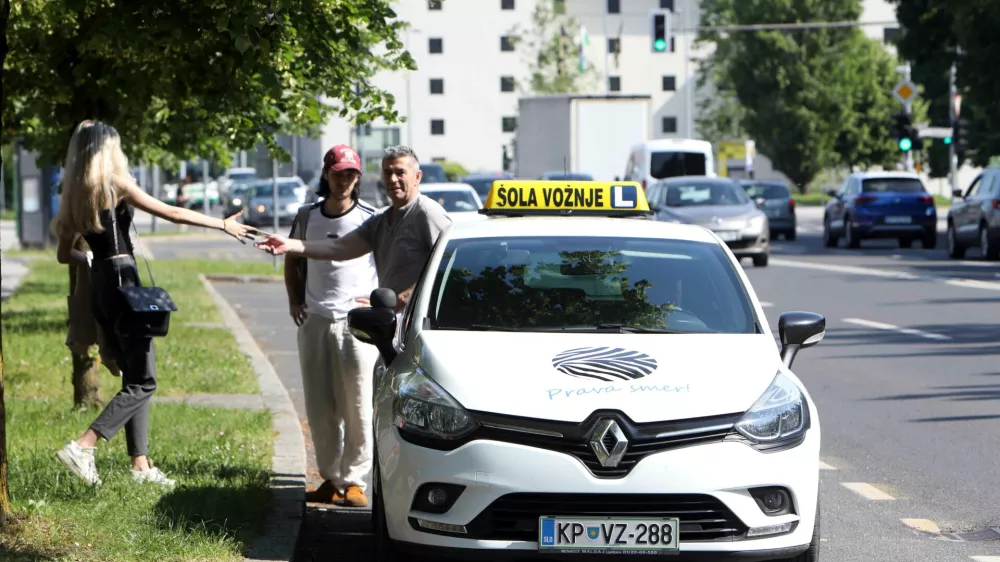 - 02.06.2023 &ndash; simbolična fotografija &ndash; avto&scaron;ola &ndash; &scaron;ola vožnje - praktični del izpita za voznike motornih vozil B kategorije //FOTO: Tomaž Skale
