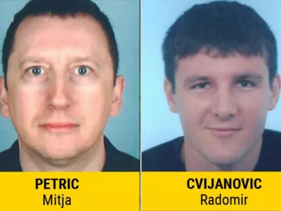 Mitja Petrič in Radovan Cvijanović sta se zna&scaron;la na seznamu najbolj iskanih evropskih ubežnikov. 