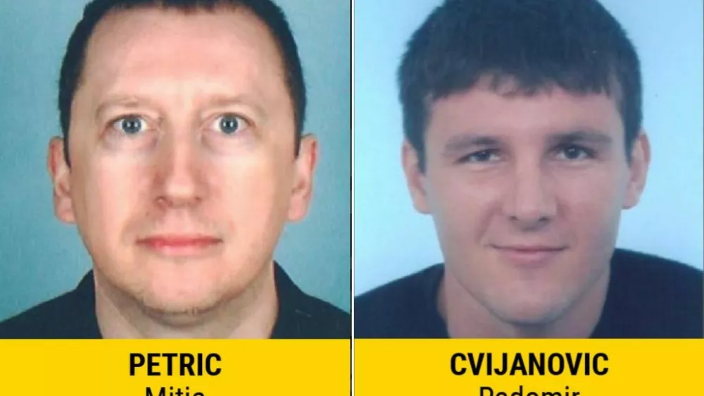 Mitja Petrič in Radovan Cvijanović sta se zna&scaron;la na seznamu najbolj iskanih evropskih ubežnikov. 