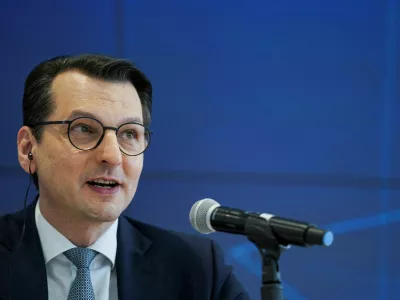 FILE PHOTO: Milan Nedeljkovic, BMW's head of production, speaks during the announcement of a multimillion dollar expansion at the plant of German automaker BMW in San Luis Potosi, Mexico February 3, 2023. REUTERS/Toya Sarno Jordan/File Photo