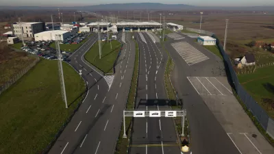 Gradi&scaron;ka, prenovljeni mejni prehod med Hrva&scaron;ko in BiH. Foto: Pixsell