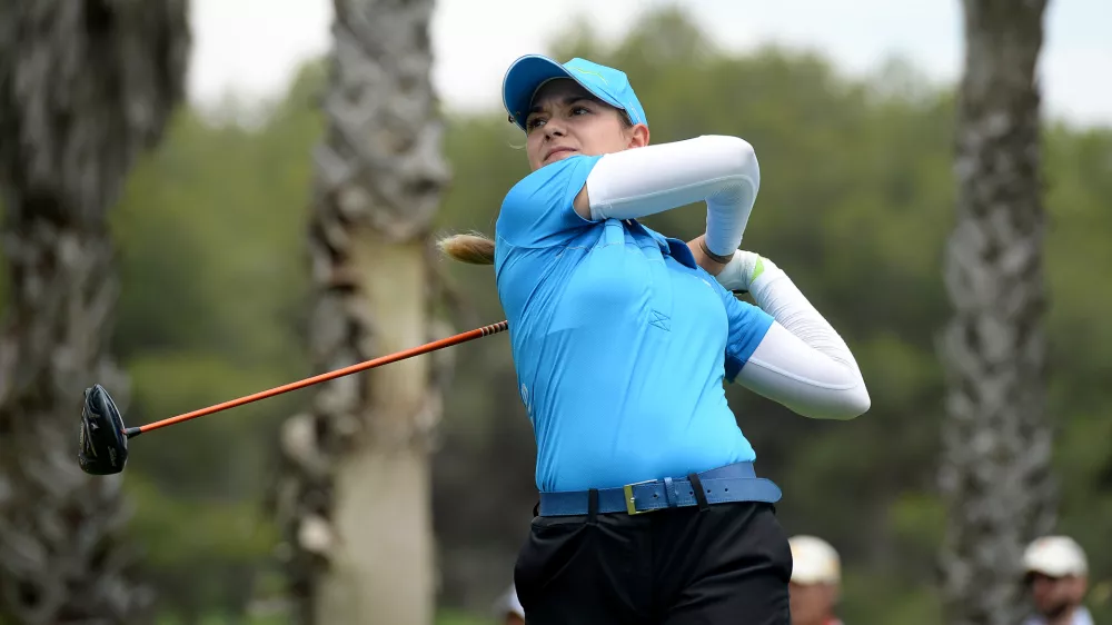 Spanija, Tarragona.Mlada slovenska golfistka Ana Belac na sredozemskem turnirju v golfu v spanski Tarragoni junija lani, kjer je bila tretja med posameznicami.