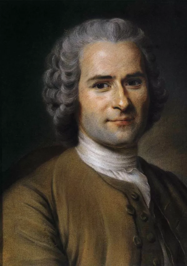 Portret filozofa, ki ga je narisal Maurice Quentin de La Tour. / Foto: Wikipedia