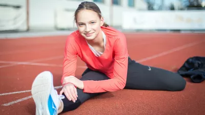 Zala istenič, &scaron;printerka / Foto: Peter Kastelic / Azs