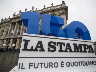 February 9, 2017 - Turin, Piedmont, Italy - Turin, Italy-February 9, 2017: Photographic Exhibition of 150 Years ''La Stampa'' at Palazzo Madama in Turin, Italy (Credit Image: &copy; Stefano Guidi via ZUMA Wire)