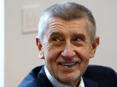 Czech newly appointed Prime Minister Andrej Babis looks on as he meets European Council President Antonio Costa (not pictured) in Brussels, Belgium December 11, 2025. REUTERS/Yves Herman