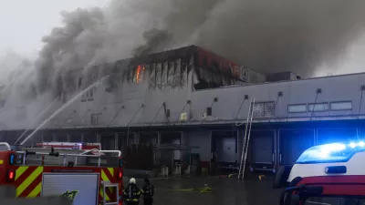 Znano, kje je zagorelo v Sparovem skladi&scaron;ču; požar poga&scaron;en